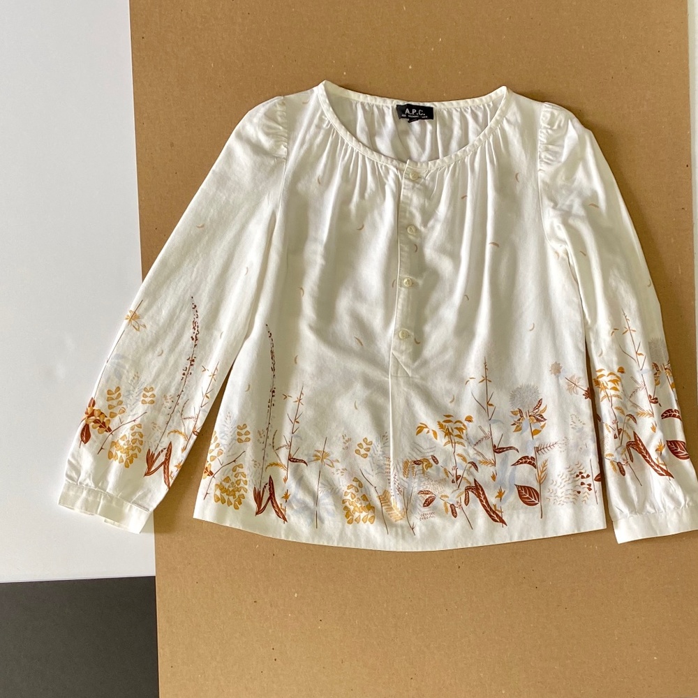 A.P.C. Paris cotton pull-over top